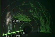 Rhodos im Radarbild