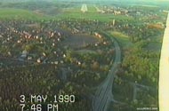 Anflug Dresden