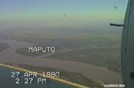 im Anflug von Maputo
