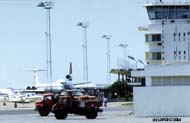 Flughafen Maputo - Tower und Ramp